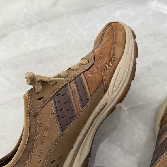 Men’s Skechers Elment Meron Lace Up Classic Fit Memory Foam Shoes Size 10 - Picture 8 of 16